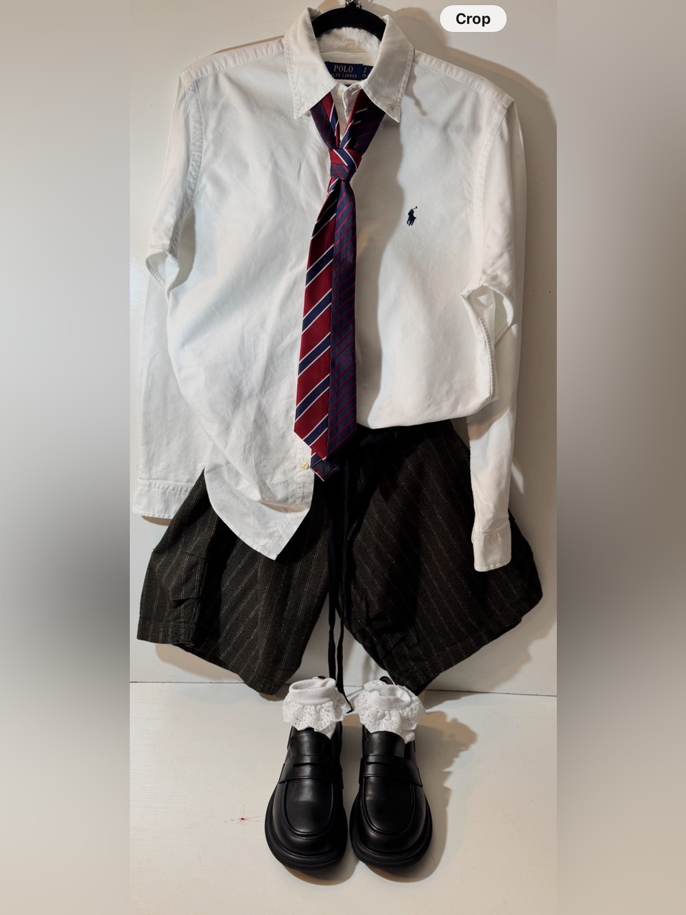 Free People & Ralph Lauren Stylish Combo comes with shirt, tie, shorts & loafers